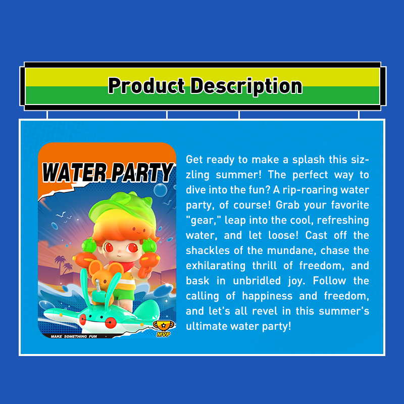 POP MART Water Party Series Figures Blind Box