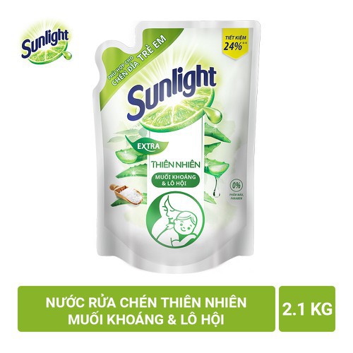 Nước Rửa Chén Sunlight Túi 2.1kg/2.6kg