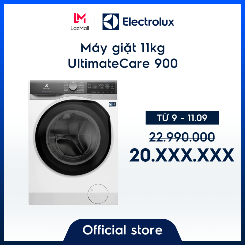 Bảng giá Máy giặt 11kg Electrolux EWF1141AEWA - Dòng cao cấp nhất -Thiết kế châu Âu - Chăm sóc tối ưu quần áo - Hàng chính hãng Điện máy Pico
