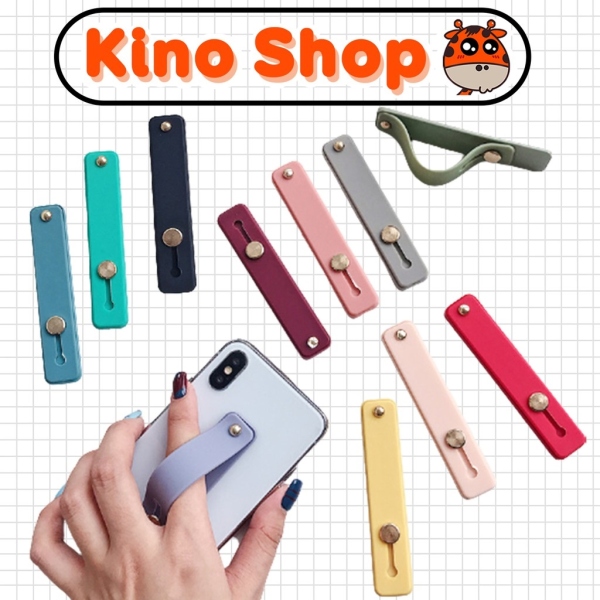 ﺴ gege shop Giá đỡ silicon nhẫn đeo xỏ ngón tay giữ điện thoại dán sau lưng chống rơi vỡ đủ màu thông minh Kino Shop cao cấp