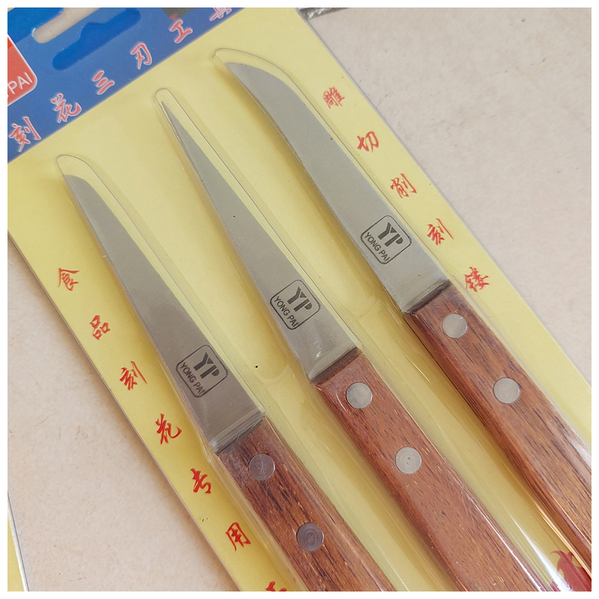 Bộ 3 Dao Tỉa Củ Quả Chuyên Dụng YP
