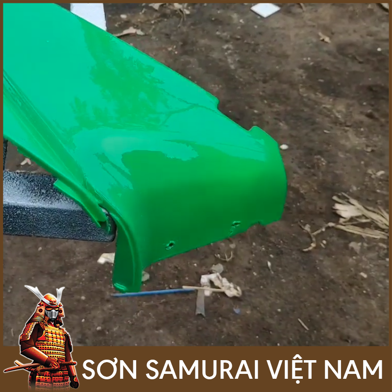 Sơn samurai xanh lá - Combo màu xanh lá 165 sơn xịt samurai