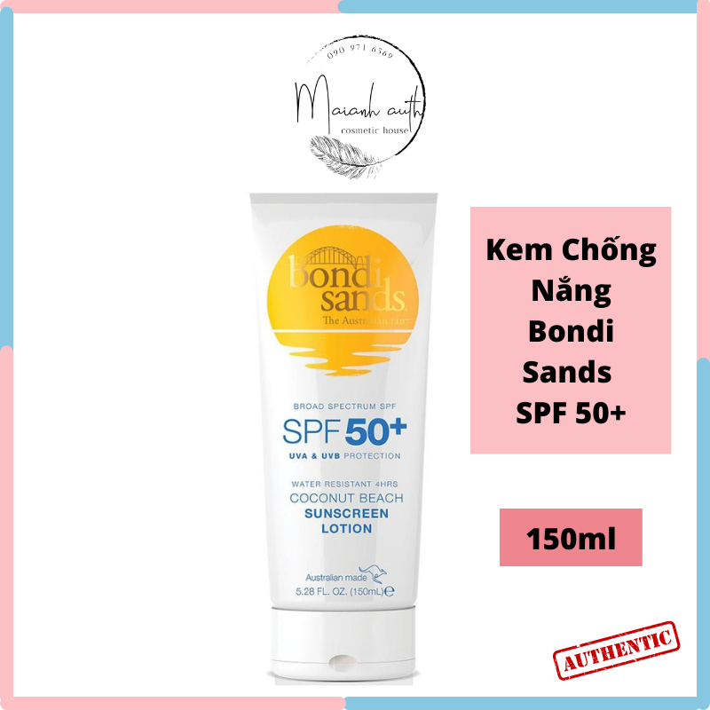 Kem chống nắng bondi sands spf 50+ 150ml úc