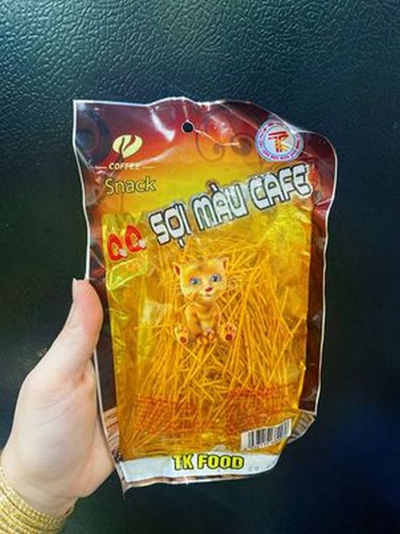 Bánh Snack Sợi Cà Phê Cực Ngon 5 Gói