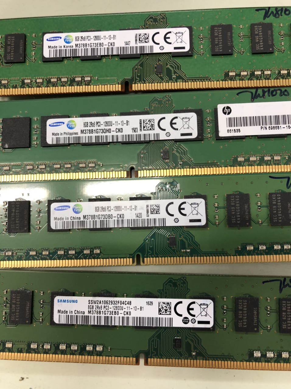 Ram DDR3 Ram DDR3 8G bus 1600 PC3 / PC3L Hàng Máy Bộ Mỹ - Không Kén Main, BH 36 Tháng, Chân Ram Vàng- Ưu Tiên Hiệu Samsung, Hynix