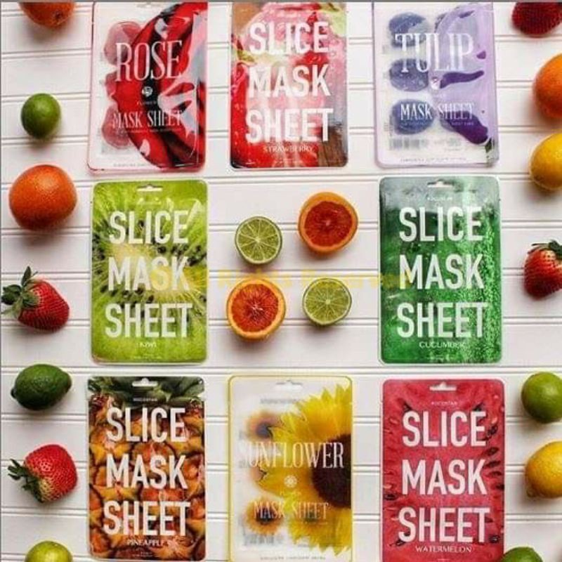 Mặt Nạ Lát Chanh Kocostar KOCOSTAR’s Lemon Slice Mask Sheet