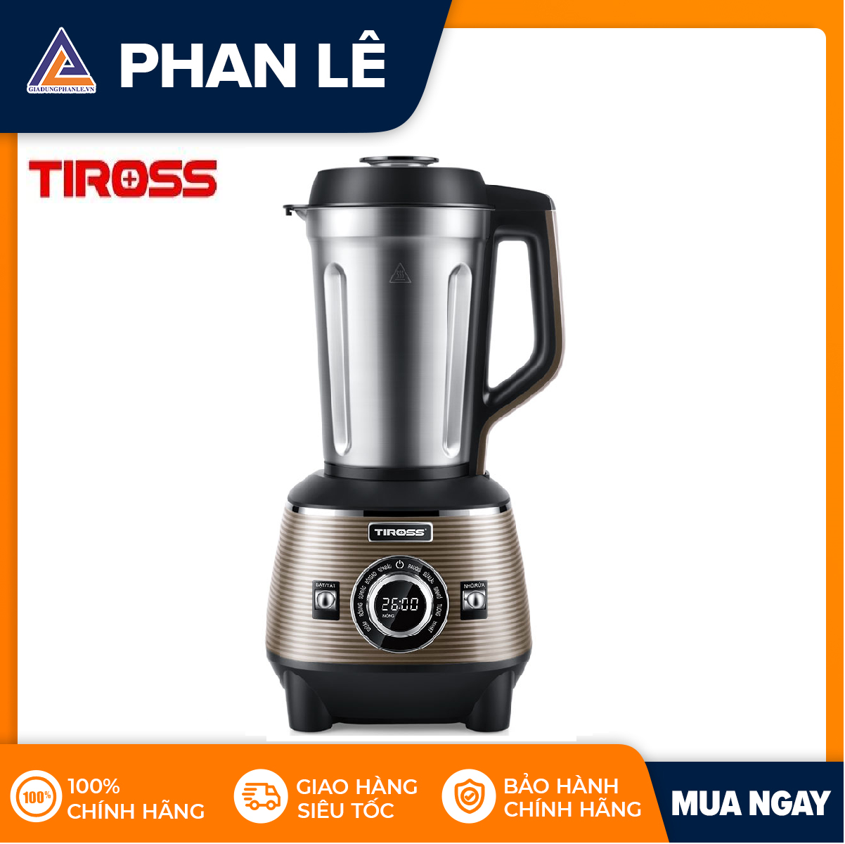 [Trả góp 0%]Máy Làm Sữa Hạt Đa Năng TS9821