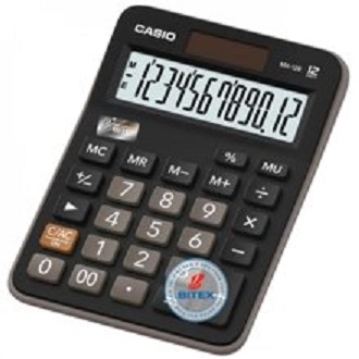 Máy tính casio MX-12B-BK chính hãng, giá rẻ