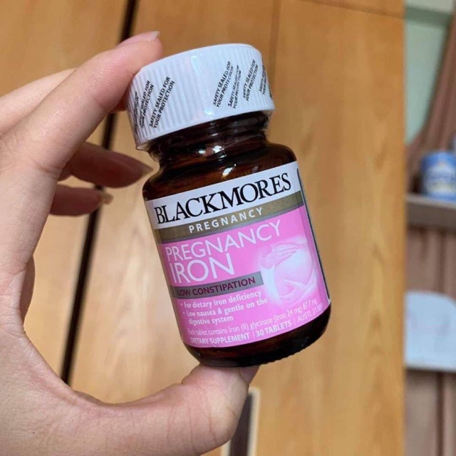 Viên Sắt Cho Bà Bầu Blackmores Pregnancy Iron