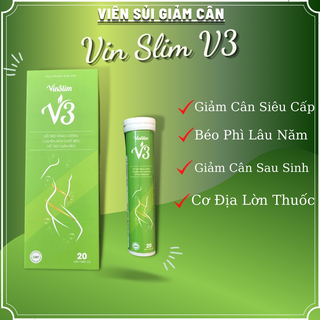 Viên sủi giảm cân vinslim v3