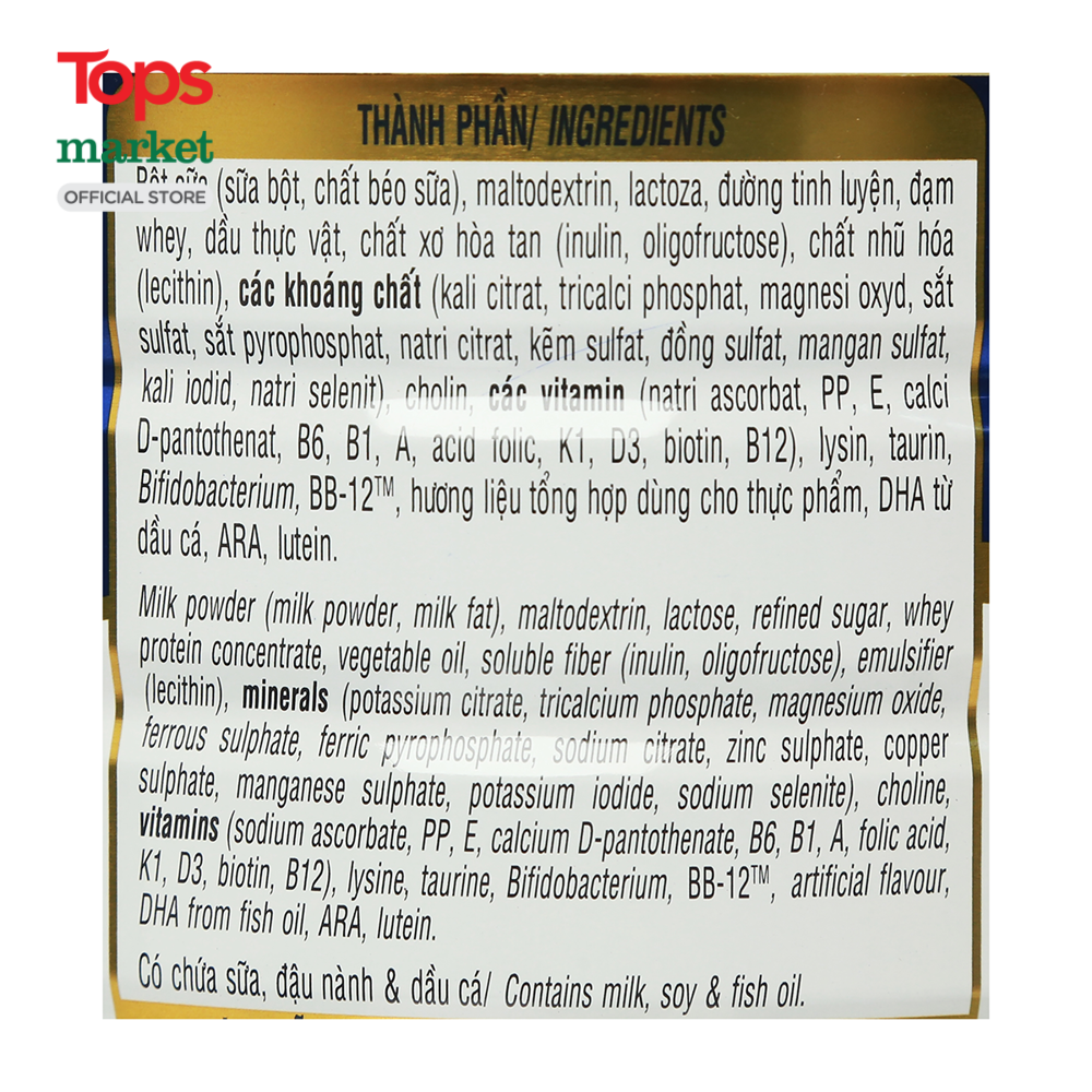 Sữa Bột Dielac Alpha 4 (2-6 tuổi) 1.5KG - Siêu Thị Tops Market