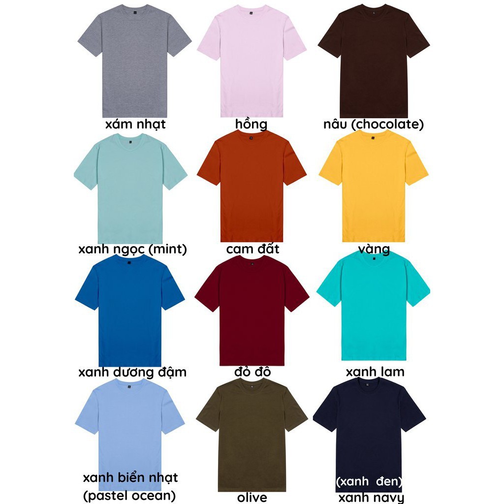 Áo thun unisex cotton  in chữ Let it be(nhiều màu)