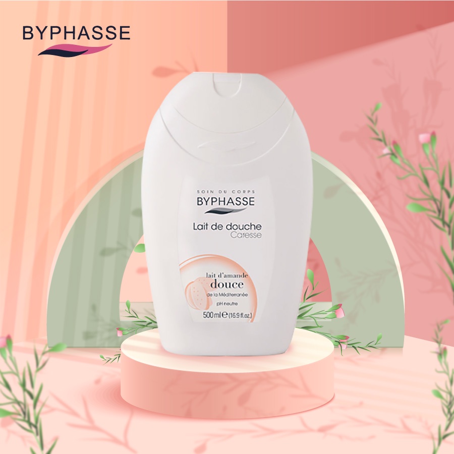 Sữa tắm Byphasse Hạnh nhân và Sữa 500ml