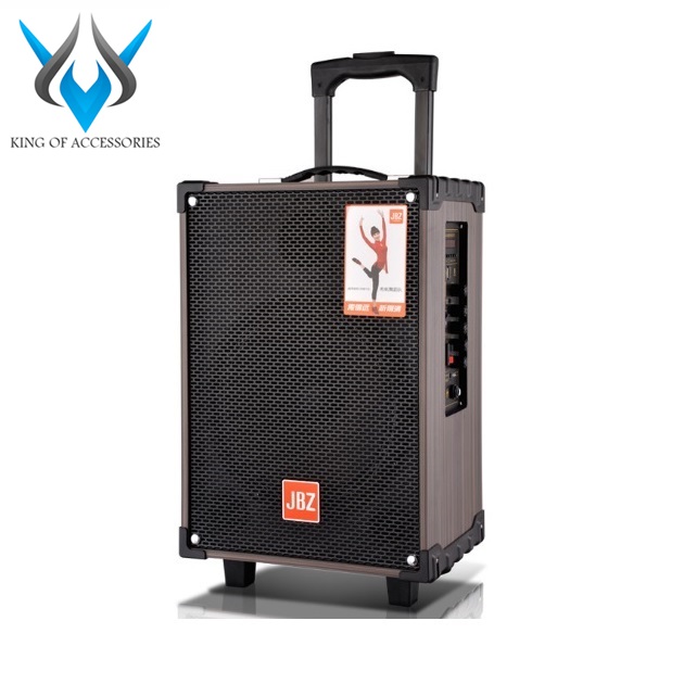 Loa kéo di động Karaoke Bluetooth cao cấp JBZ NE-109 công suất khủng 150W + Kèm 2 micro không dây - Nhất Tín Computer