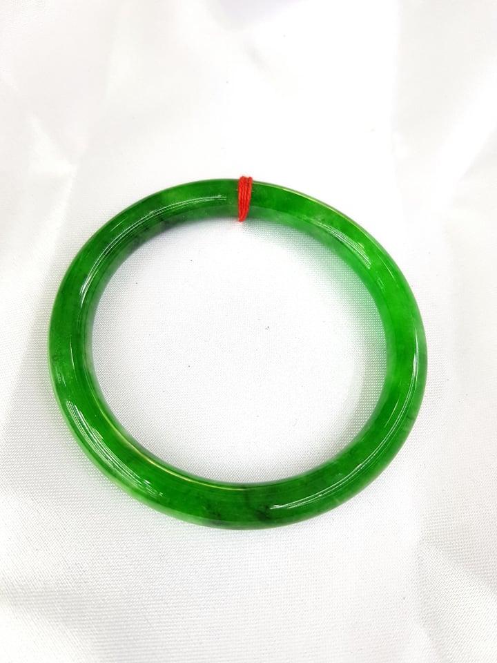 Vòng Tay Đá Ngọc Cẩm Thạch Xanh