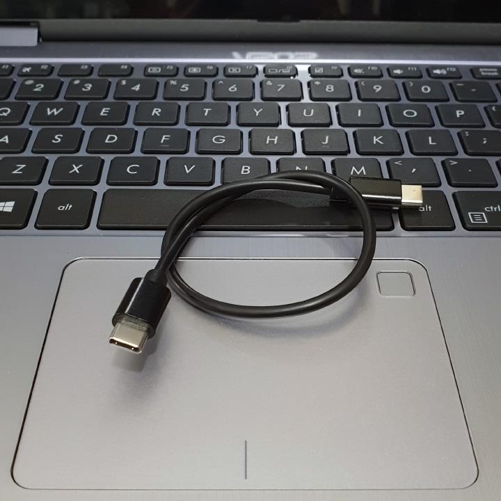 Cáp USB 30cm 2 đầu type-C - PK34