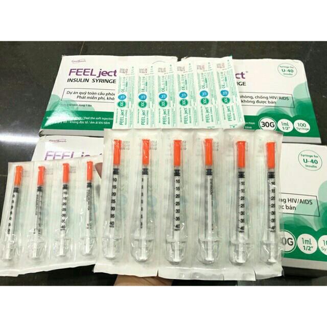 Kim tiêm tiểu đường combo 50 chiếc YTMB
