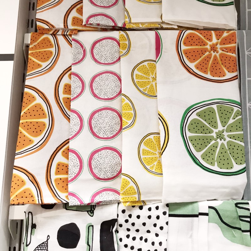 Bộ 4 khăn lau bát đĩa, đồ dùng bếp Torvfly IKEA