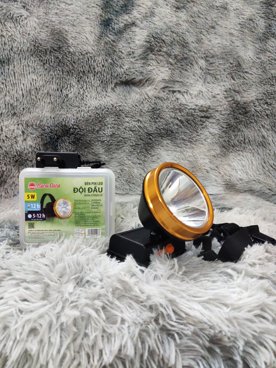 Đèn Pin Đội Đầu LED 5w Cao Cấp Rạng Đông D PDD03L/5W