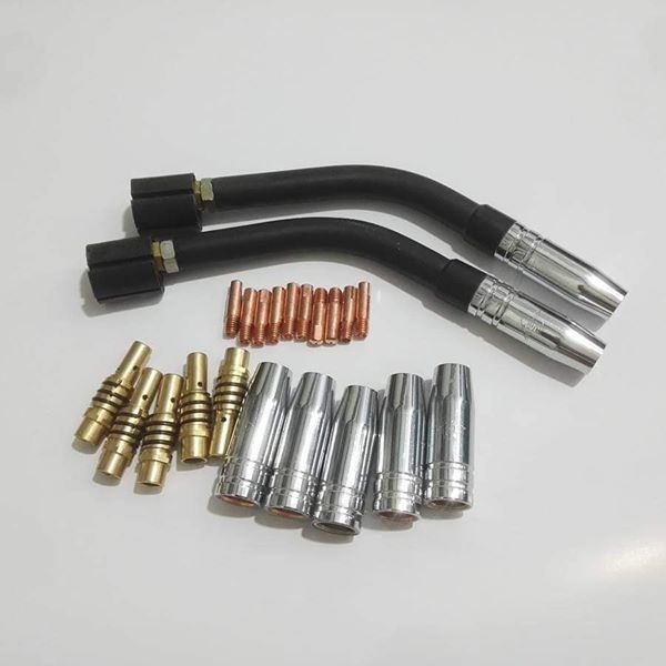 Cổ cong mig 15Ak kèm nối bép