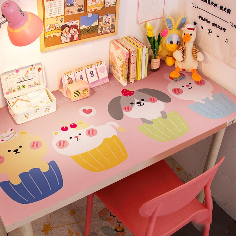 Tấm dán bàn học tiện ích chống thấm nước mẫu mới nhiều hình siêu cute - tấm dán trang trí bàn học, bàn ăn