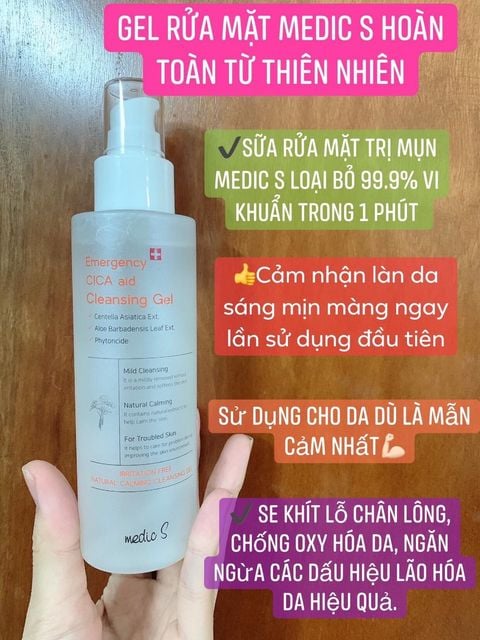 Sữa rửa mặt Medics 150ml