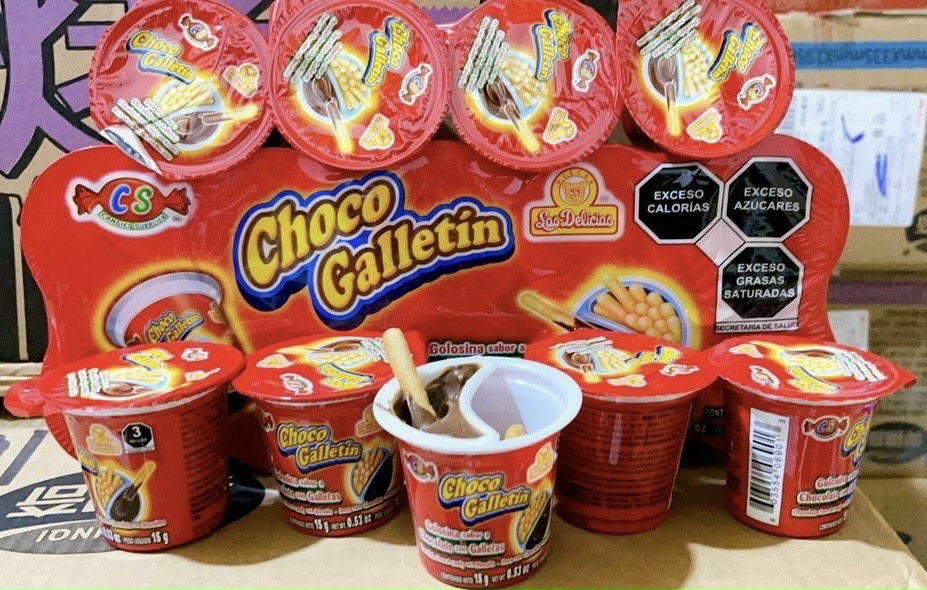 [Lốc 10 ly] Bánh que chấm socola Choco Galletin Thái Lan 150g