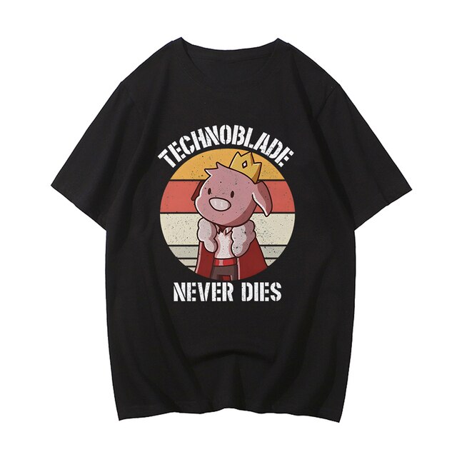 Technoblade Never Dies Tshirt Hot Game Dream Smp Graphic Tshirt Menwomen T