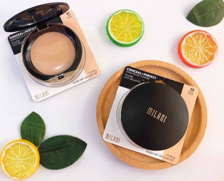 [HCM]Phấn phủ nén Milani Conceal Perfect Shine Proof Powder 12.3g