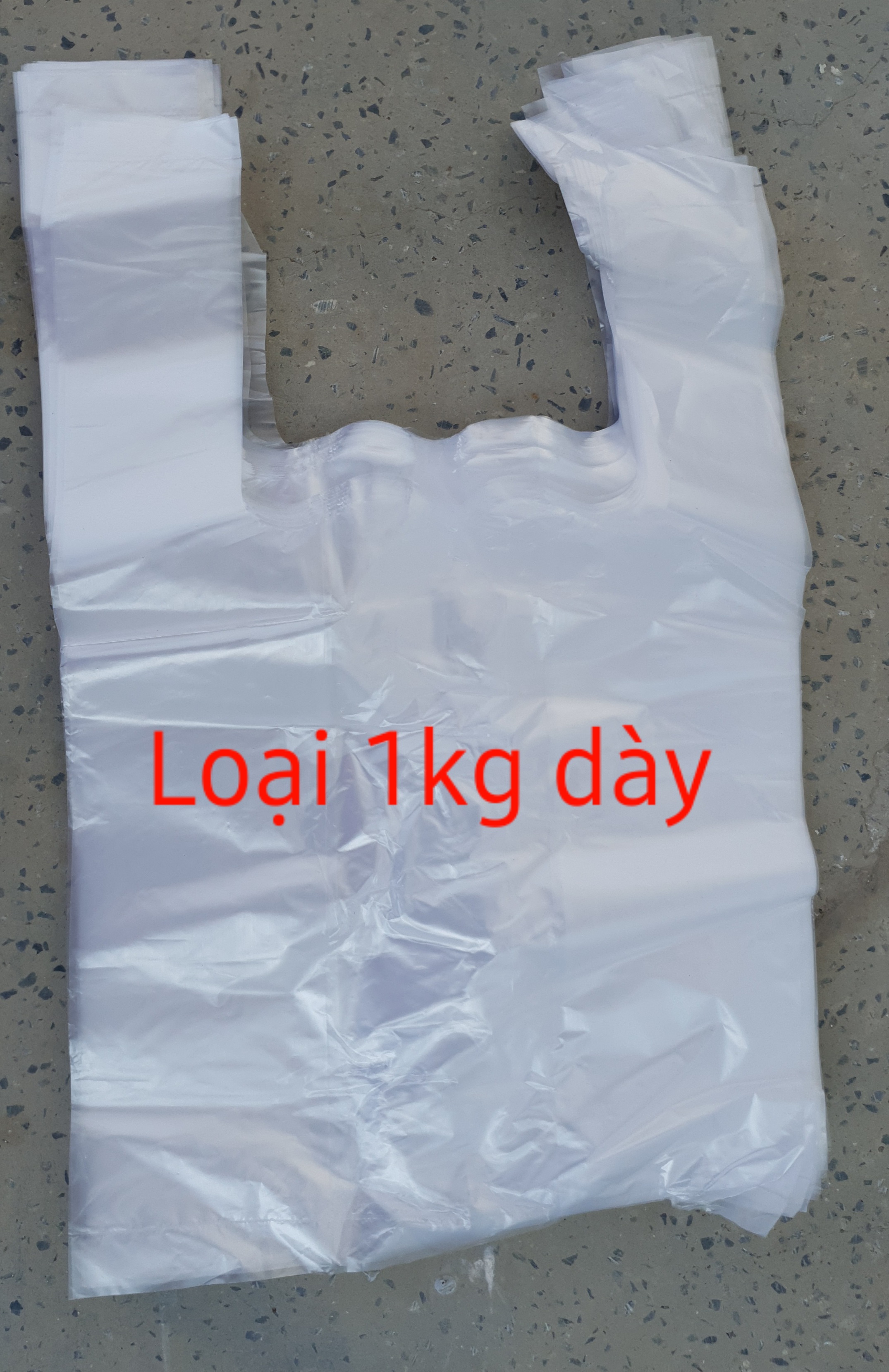 [1kg] Giá Sỉ - Túi xốp đựng hàng trắng có 2 quai loại 1kg - Túi xốp gói hàng - Túi nhựa đựng đồ - Túi nilong đựng đồ - Túi nilong gói đồ - Bọc xốp đựng đồ - Bị đựng đồ loại 1kg