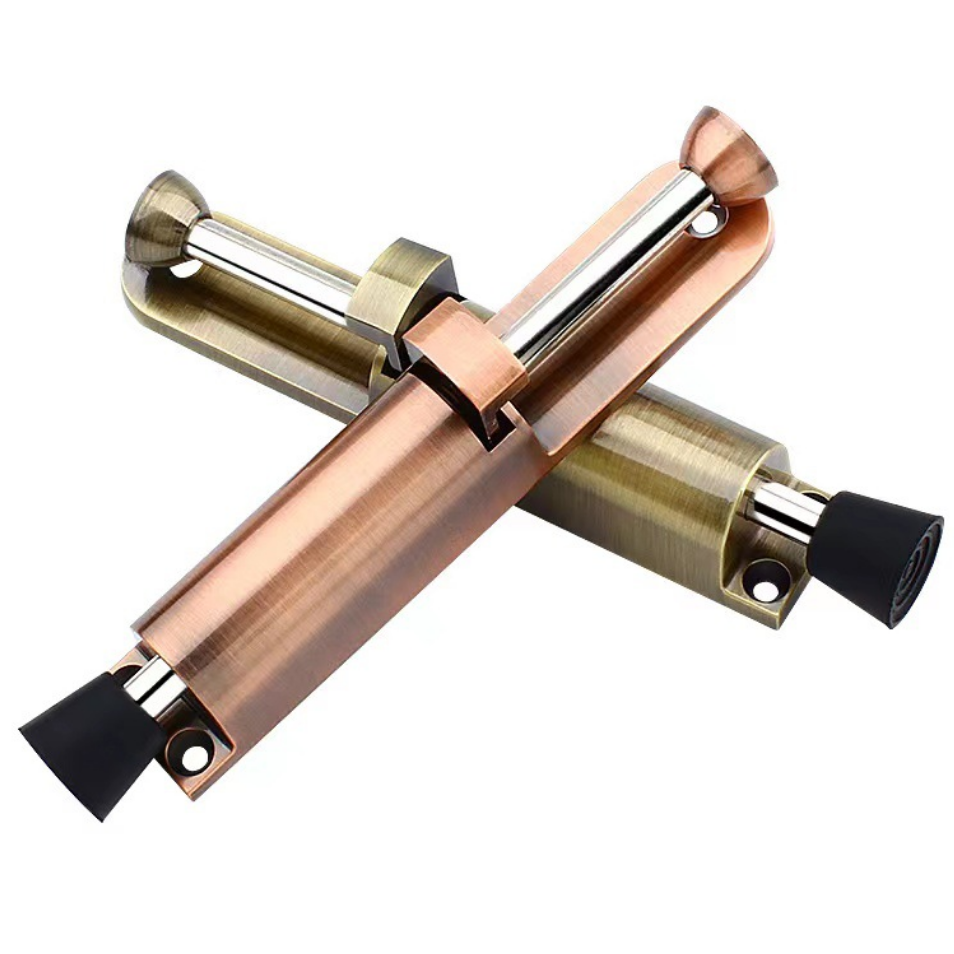 Chặn cửa hai chiều - chốt đạp thẳng inox 304 tránh va đập do gió lùa
