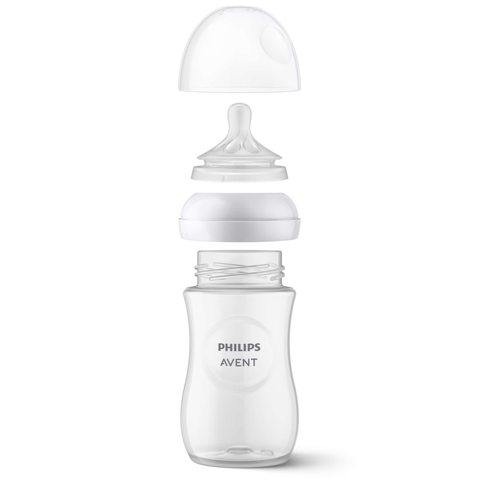 Bình sữa AVENT Natural 330ml mẫu mới ( Núm số 4 , 3 tháng +)