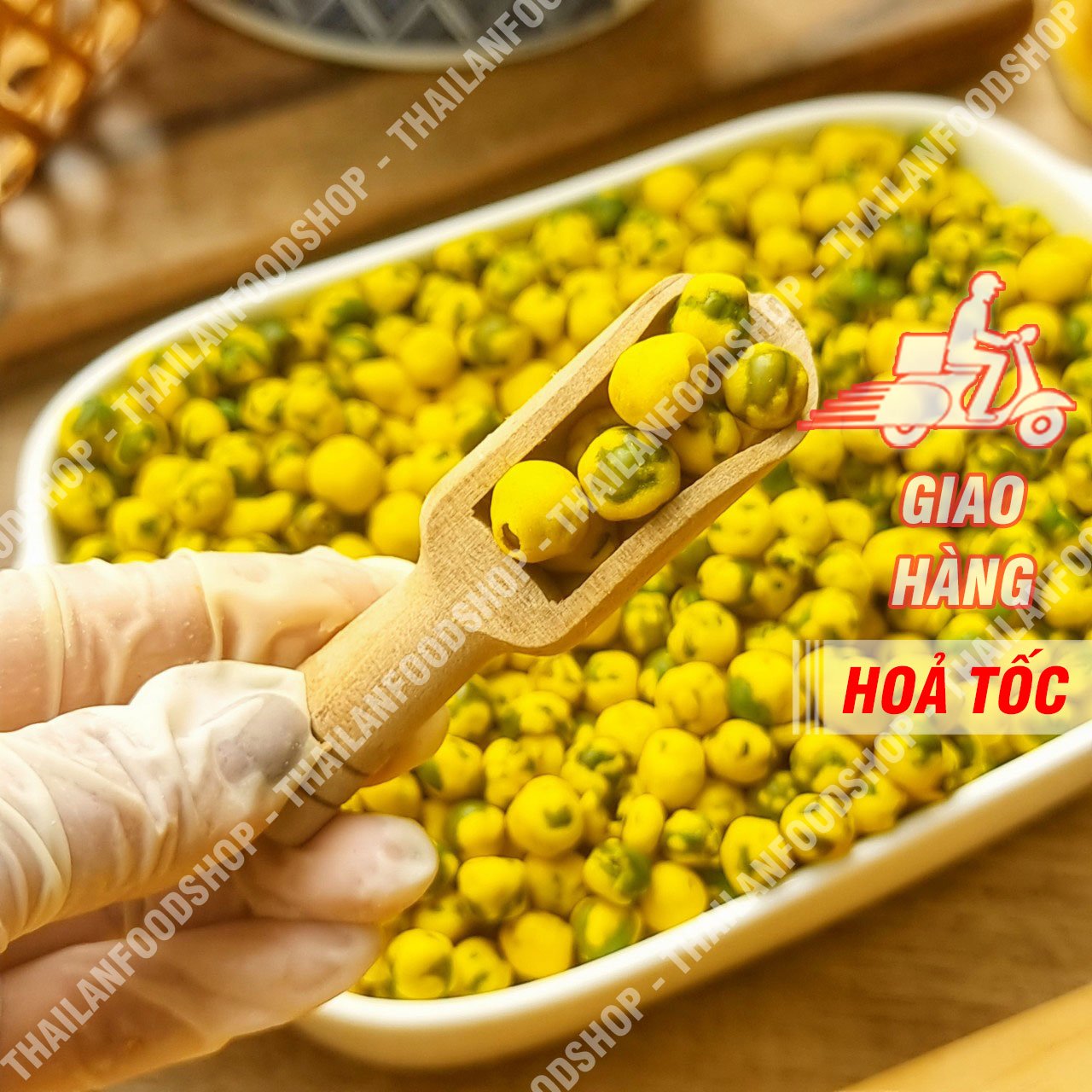 Đậu Hà Lan Sầu Riêng Lon 300gr