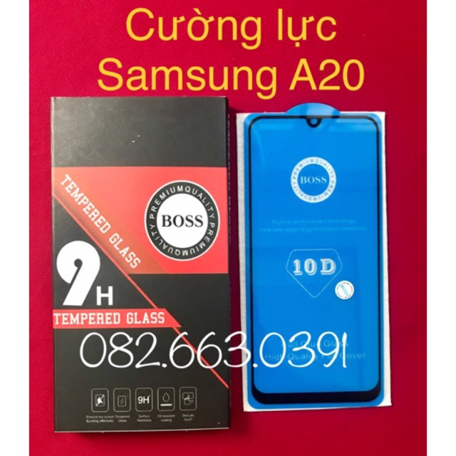 Kính cường lực samsung galaxy a20 full 9d + kính camera