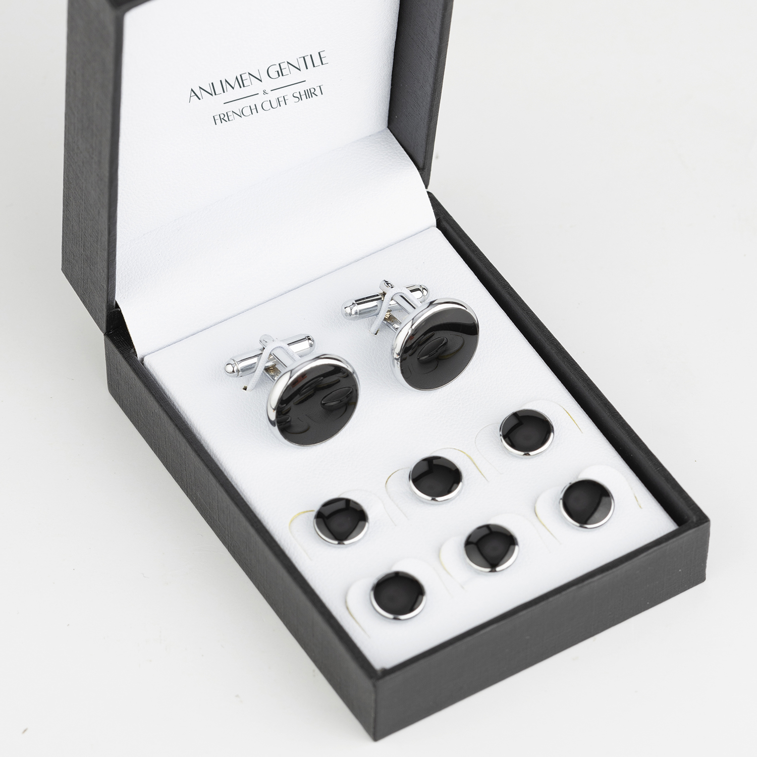 Cufflinks & Tuxedo Studs Set Anlimen & Gentle - AGCS01