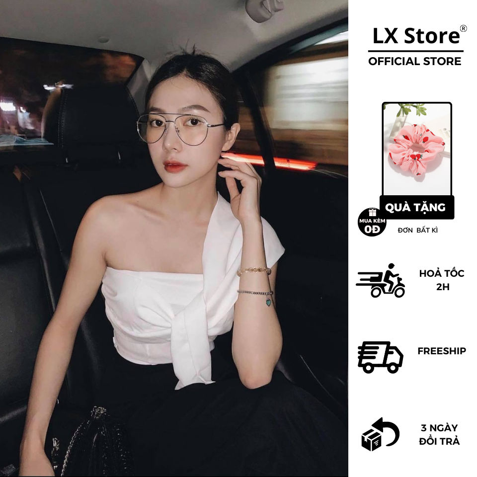 Áo croptop lệch 1 bên vai