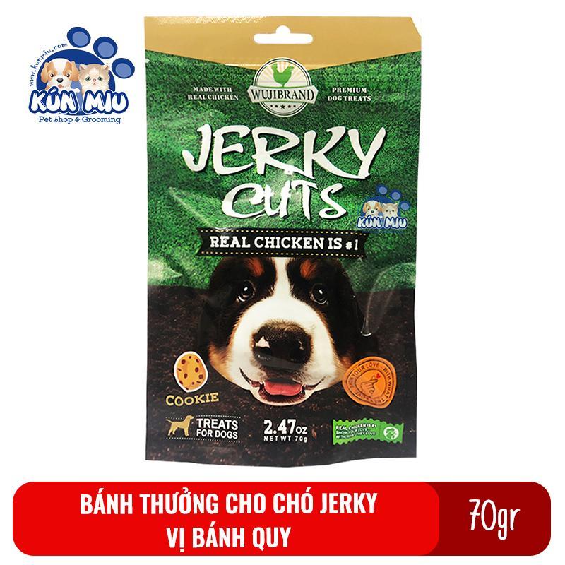 Bánh thưởng cho chó Jerky 70gr Vị bánh quy