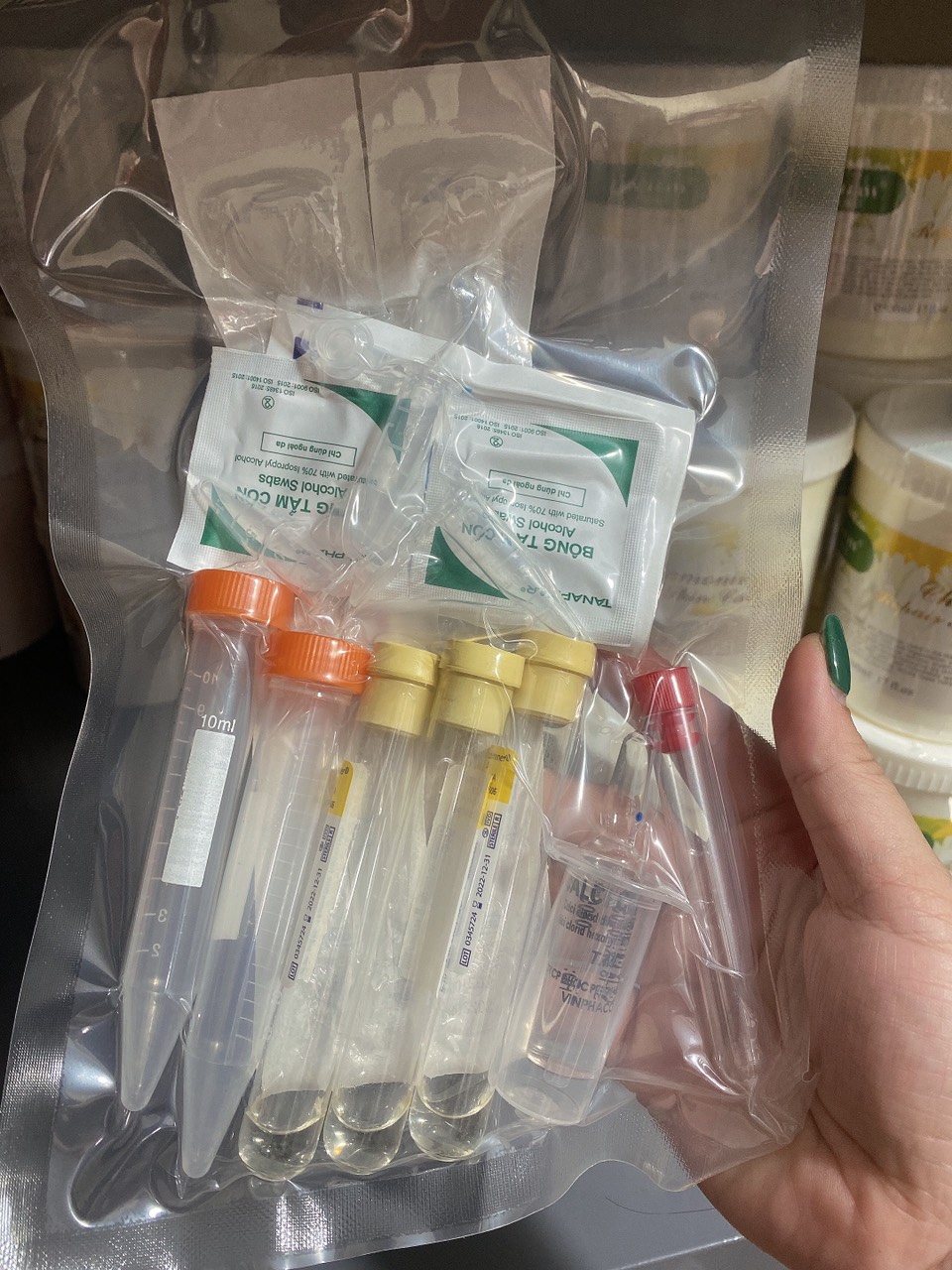 Bộ kit prp chứa hoạt hoa tiểu cầu