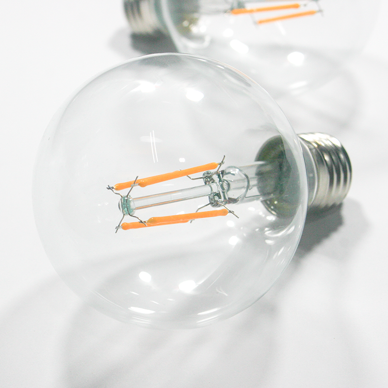 Bóng bulb tròn G80 LED dây tóc