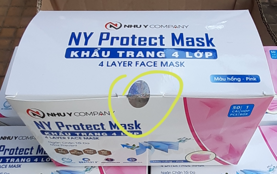 KHẨU TRANG Y TẾ NHƯ ( CABON 5 HỘP 250 CÁI ) HỒNG