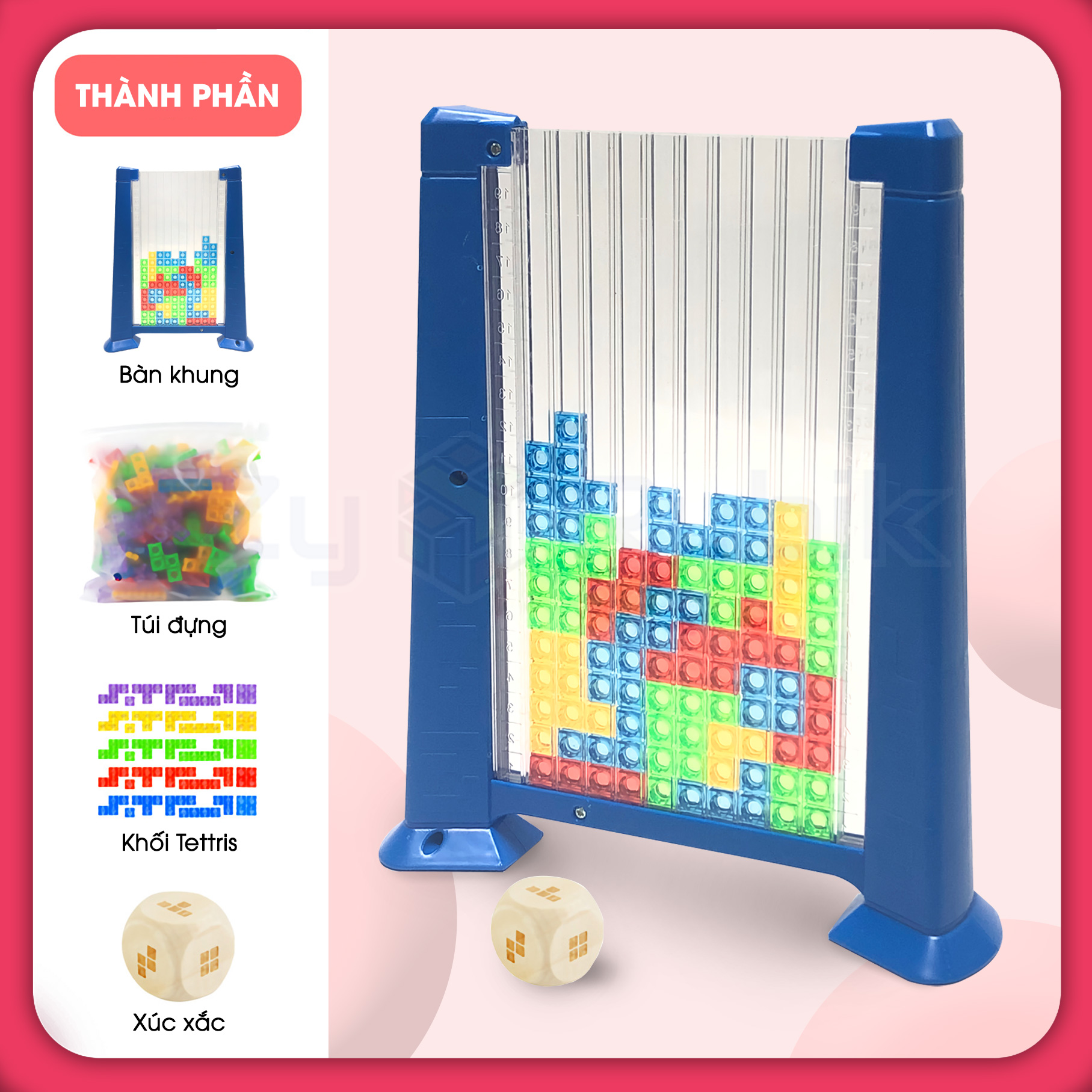 Tetris Funny Creative bricks puzzle toy brain teaser development toys-zyo Rubik