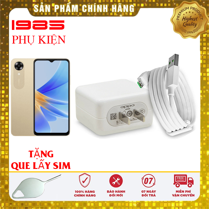 Bộ sạc nhanh oppo a17k chính hãng