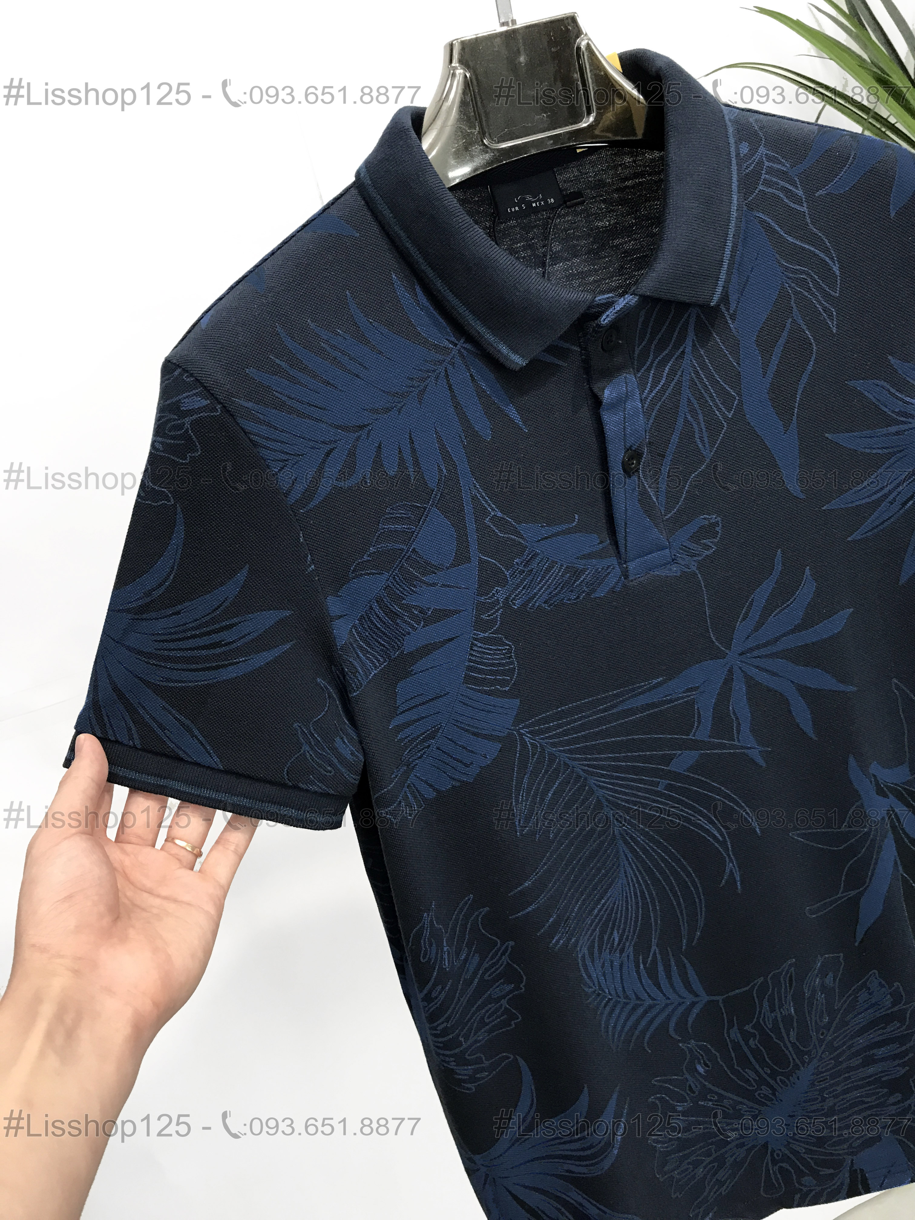 Áo Polo Nam UK Họa Tiết Chìm Authentic