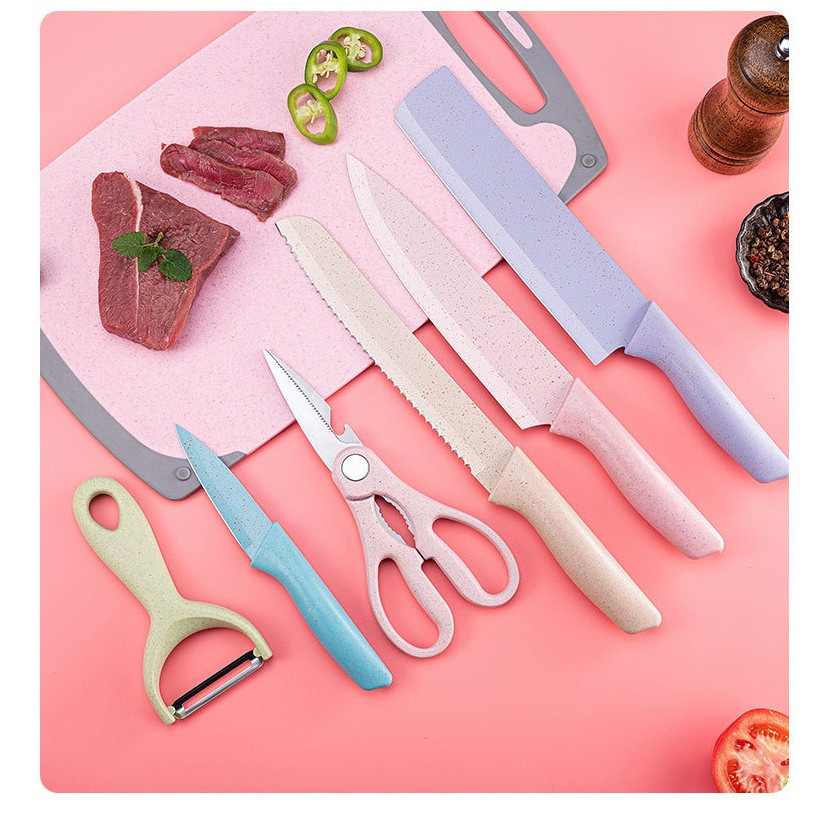 Bộ Dao Lúa Mạch Nhà Bếp Kitchen 6 Món