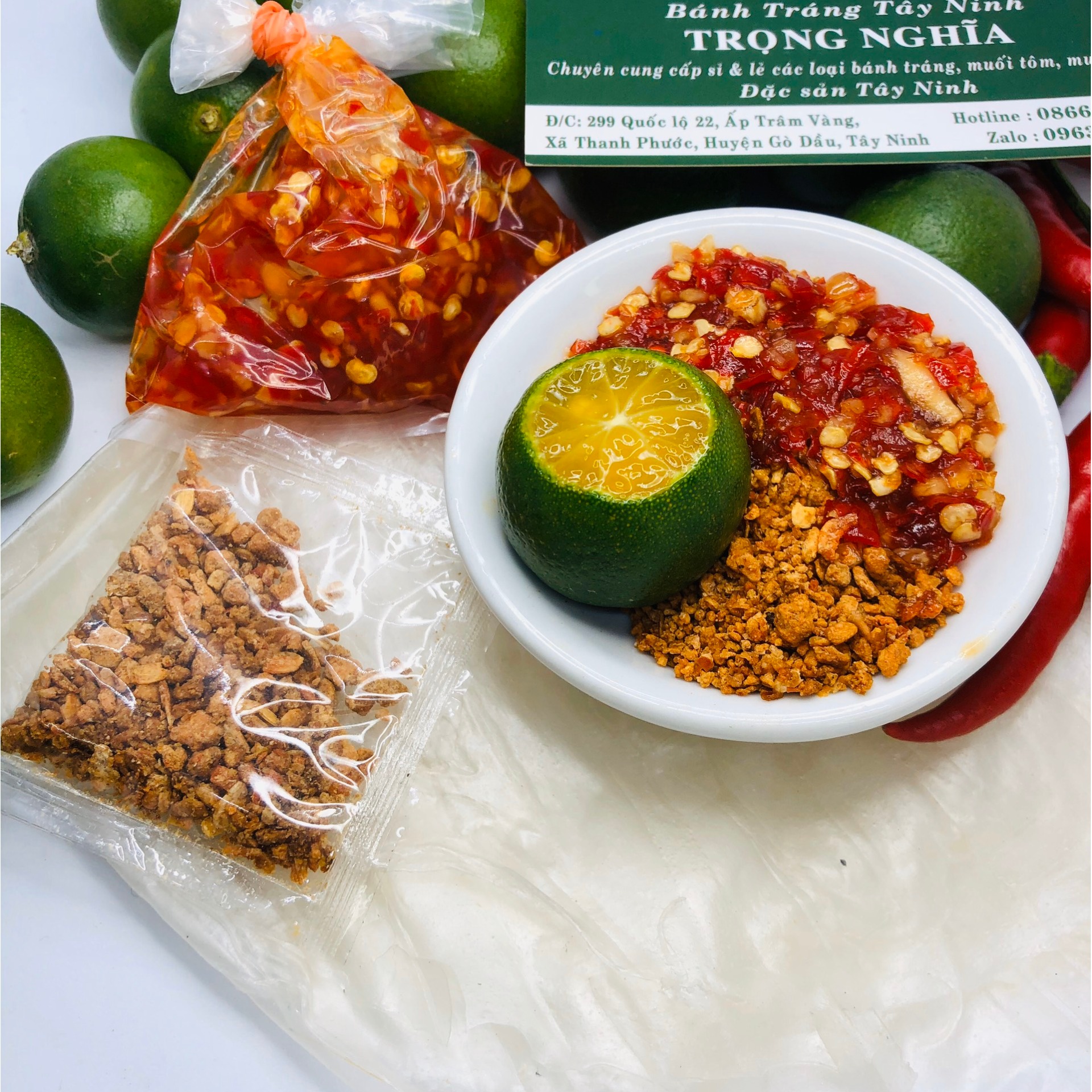 [50Bịch] -Bánh Tráng Ớt Tắc Thượng Hạng