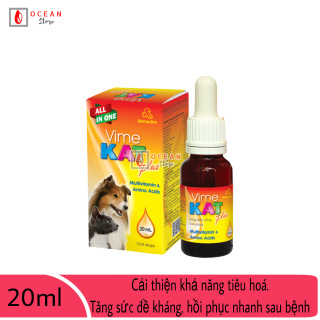 Vimekat plus Tăng cường sức khỏe, tăng khả năng tiêu hóa, hồi phục nhanh sau bệnh cho chó, mèo (VMD) - Chai 20ml thumbnail