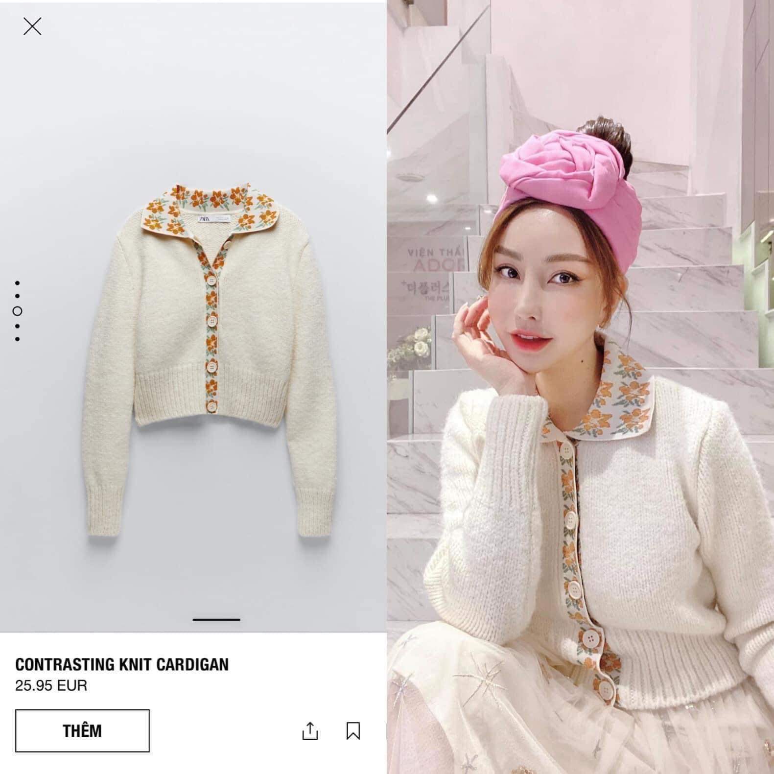 Áo cardigan zara