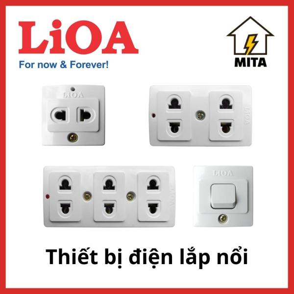 Thiết bị điện lắp nổi LiOA - Ổ cắm và công tắc lắp nổi LIOA giá rẻ