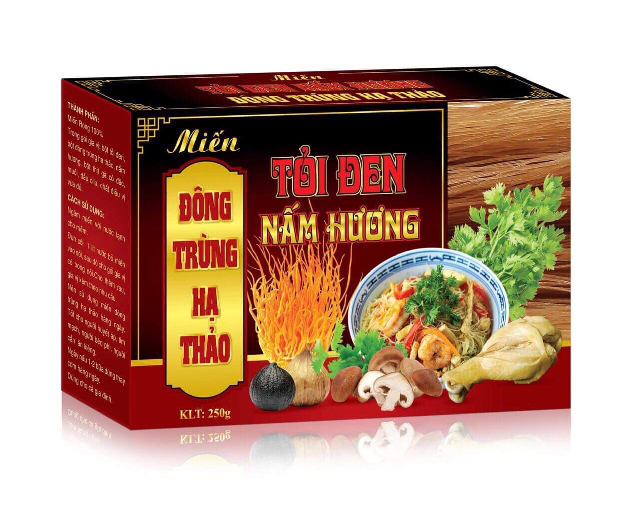 Miếng tỏi đen nấm hương