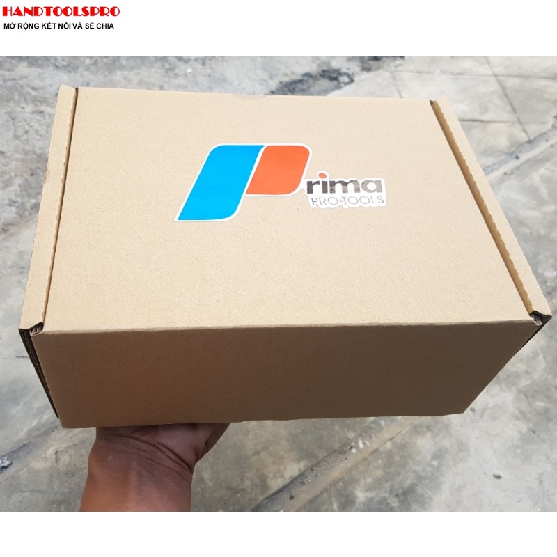 Máy chà nhám hơi tròn siêu khỏe 125mm Prima (đế trơn)